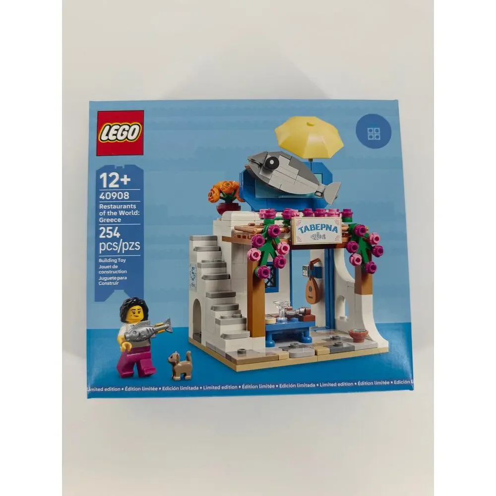 LEGO 40908 Restaurants of the World Greece Limited Edition GWP New Sealed
